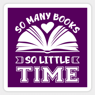 So many books, so little time Sticker